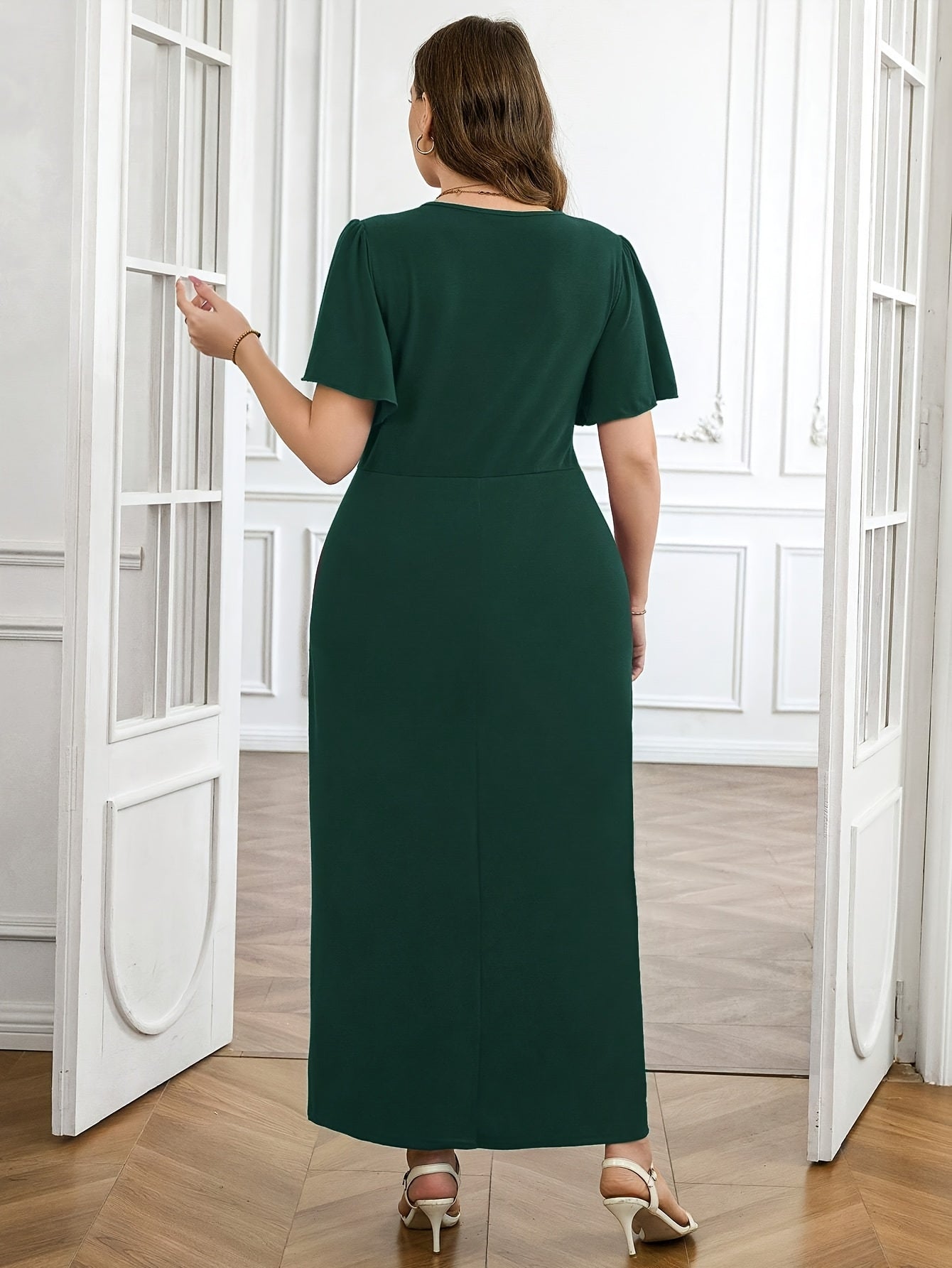 Patrice | Plus Size Elegant A-Line Midi Dress