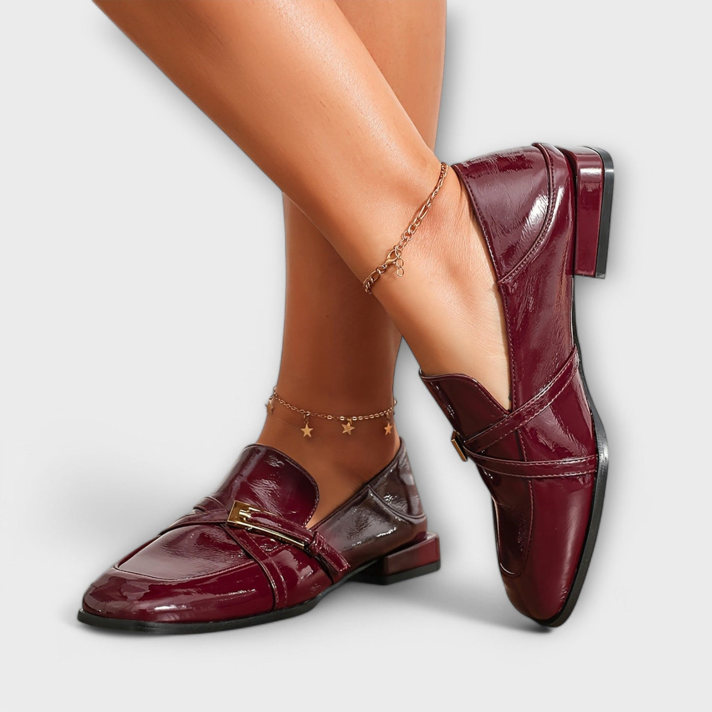 Rianna | Burgundy Loafer