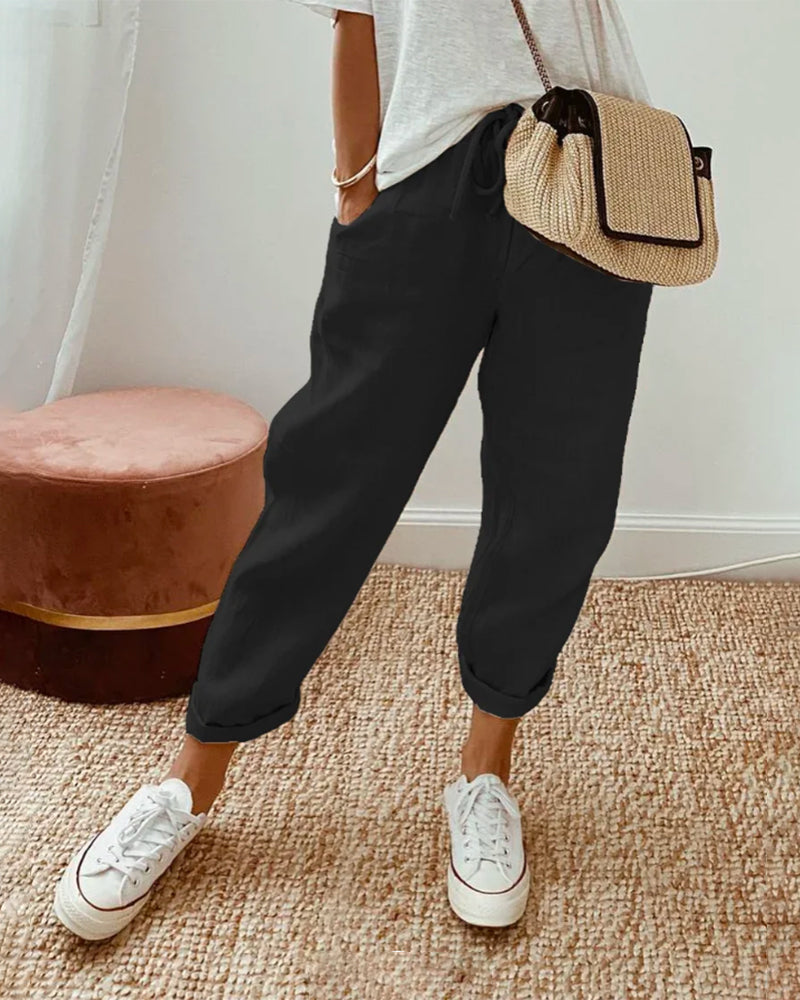 Morgan & Stella Vermont™ | Elegant Cotton Pants