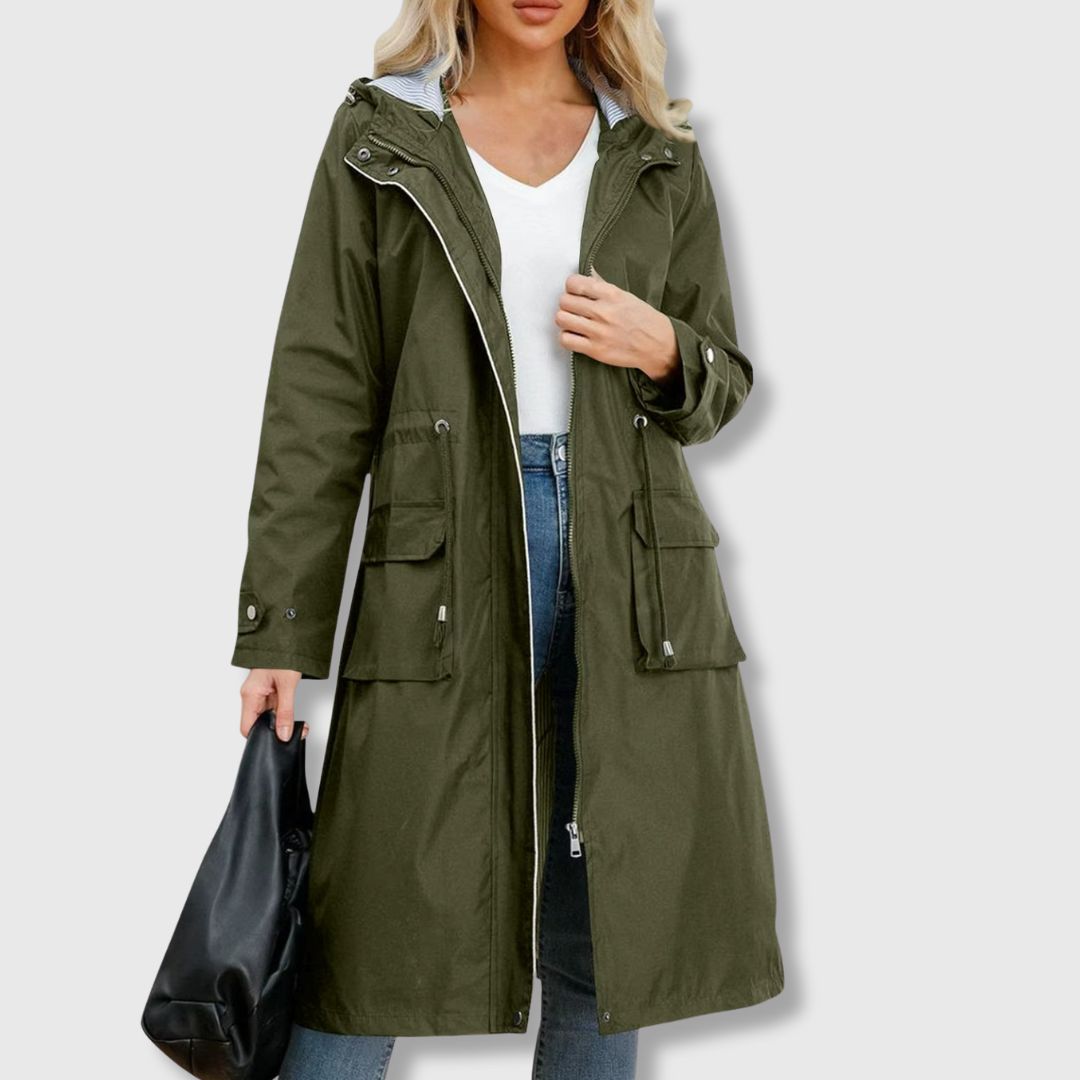 Elisabeth | Hooded trench coat