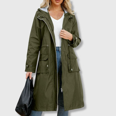 Elisabeth | Hooded trench coat