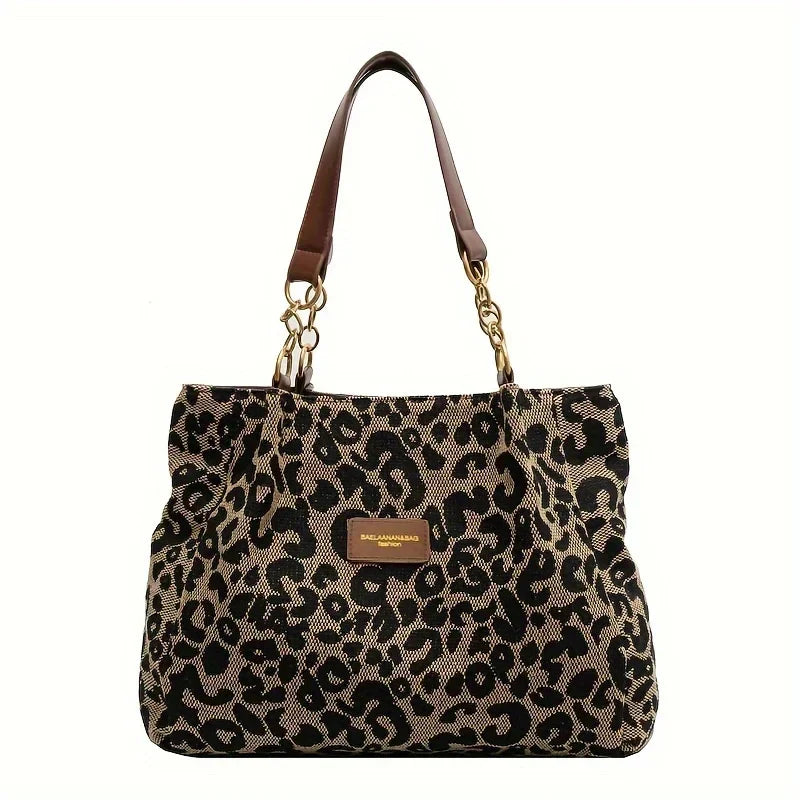 Leonora | Leopard Charm Tote