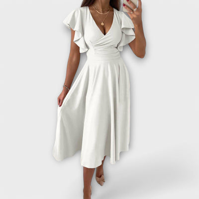 Lilo | Elegant V-Neck Dress