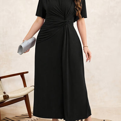 Patrice | Plus Size Elegant A-Line Midi Dress