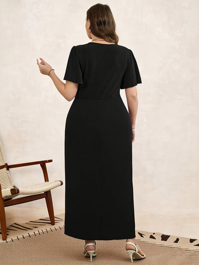 Patrice | Plus Size Elegant A-Line Midi Dress