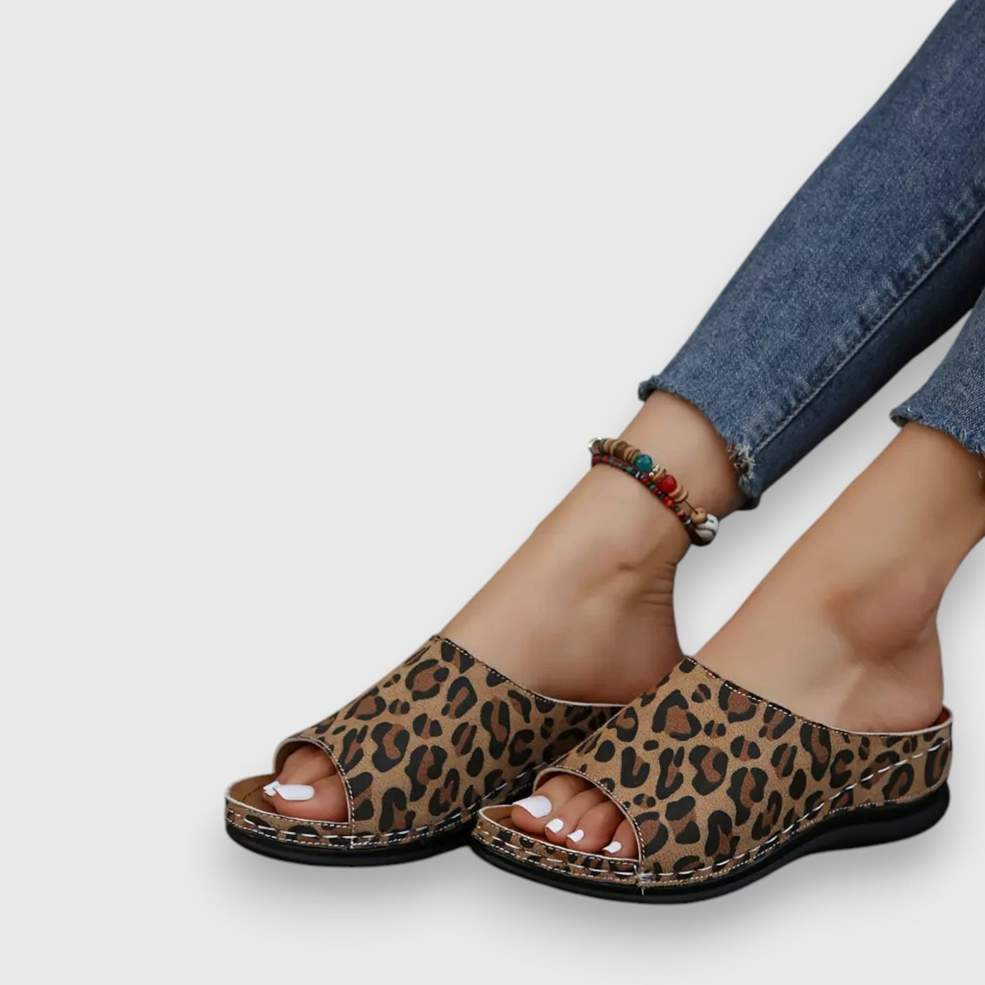 Tina | Leopard Sandals