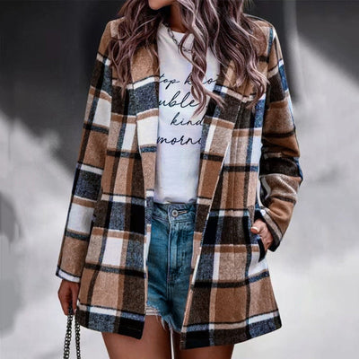 Avery™ | Vintage Plaid Blazer