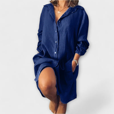 Dianne | Casual linen blouse