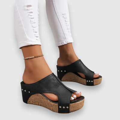 Vicky | Wedge Sandals