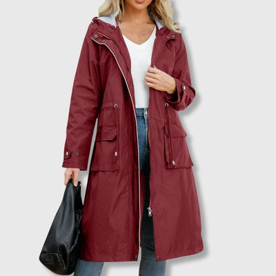 Elisabeth | Hooded trench coat