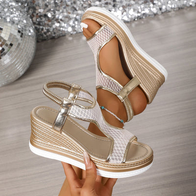Sarah | Orthopedic slip-on wedge heels
