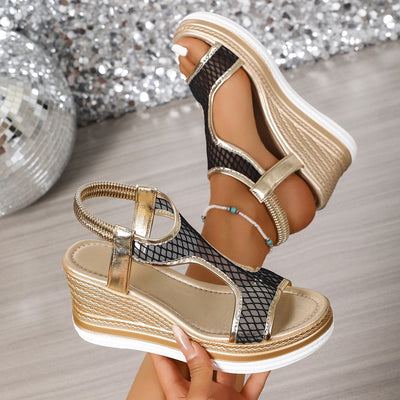 Sarah | Orthopedic slip-on wedge heels