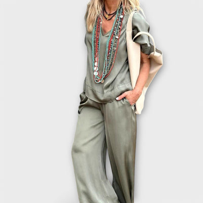 Didi | Blouse and Pants Hazel Elysian Elegance