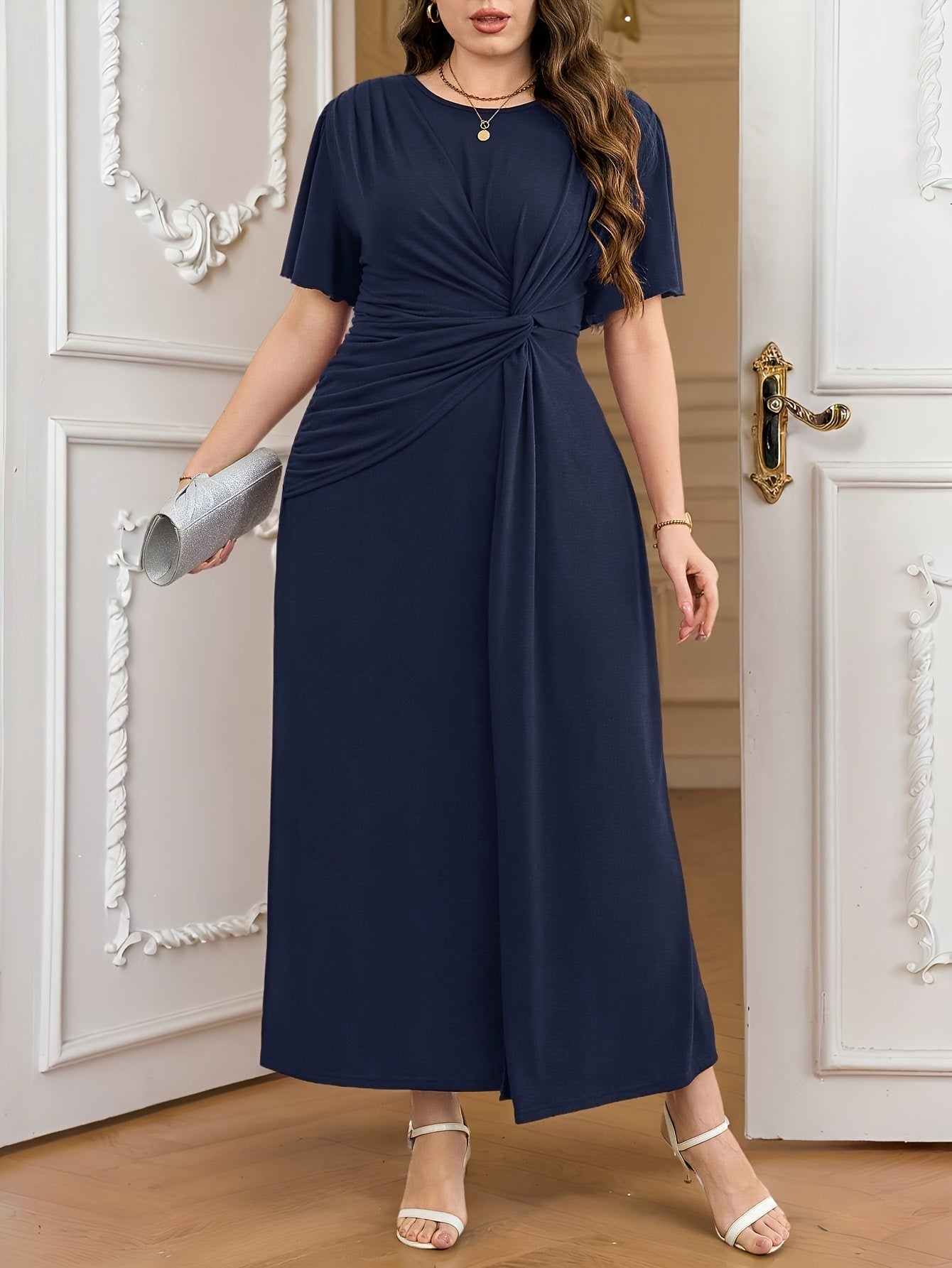 Patrice | Plus Size Elegant A-Line Midi Dress