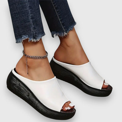 Amelie | Soft Faux-Leather Sandal