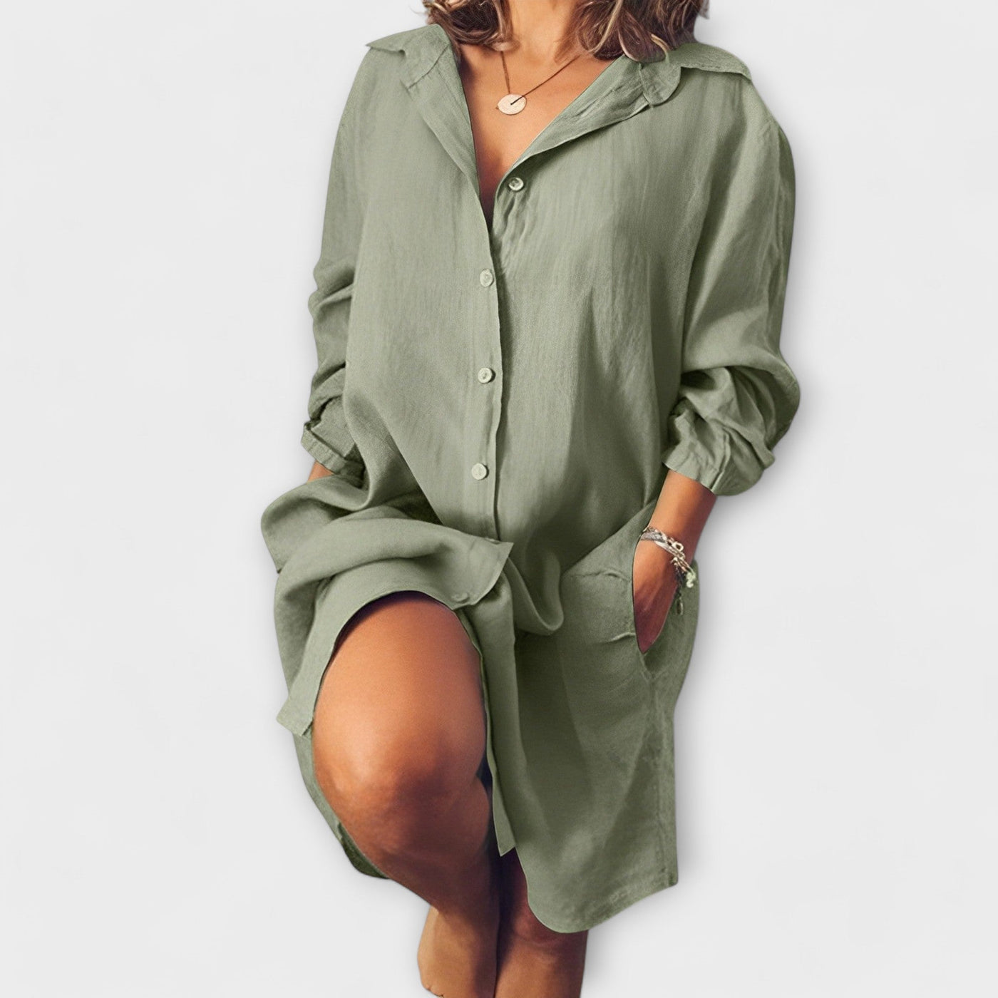 Dianne | Casual linen blouse