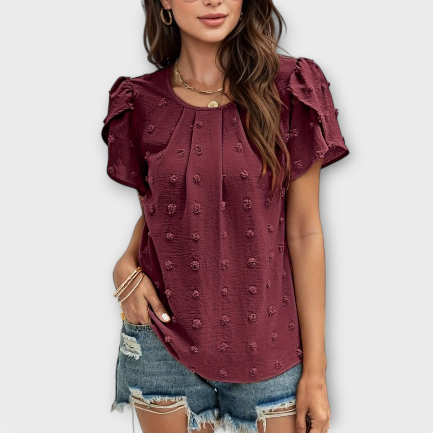 Charlotte | The Perfect Swiss-Dot Blouse