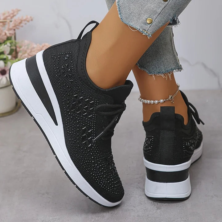 Estelle | Orthopedic sneakers with sparkling rhinestones