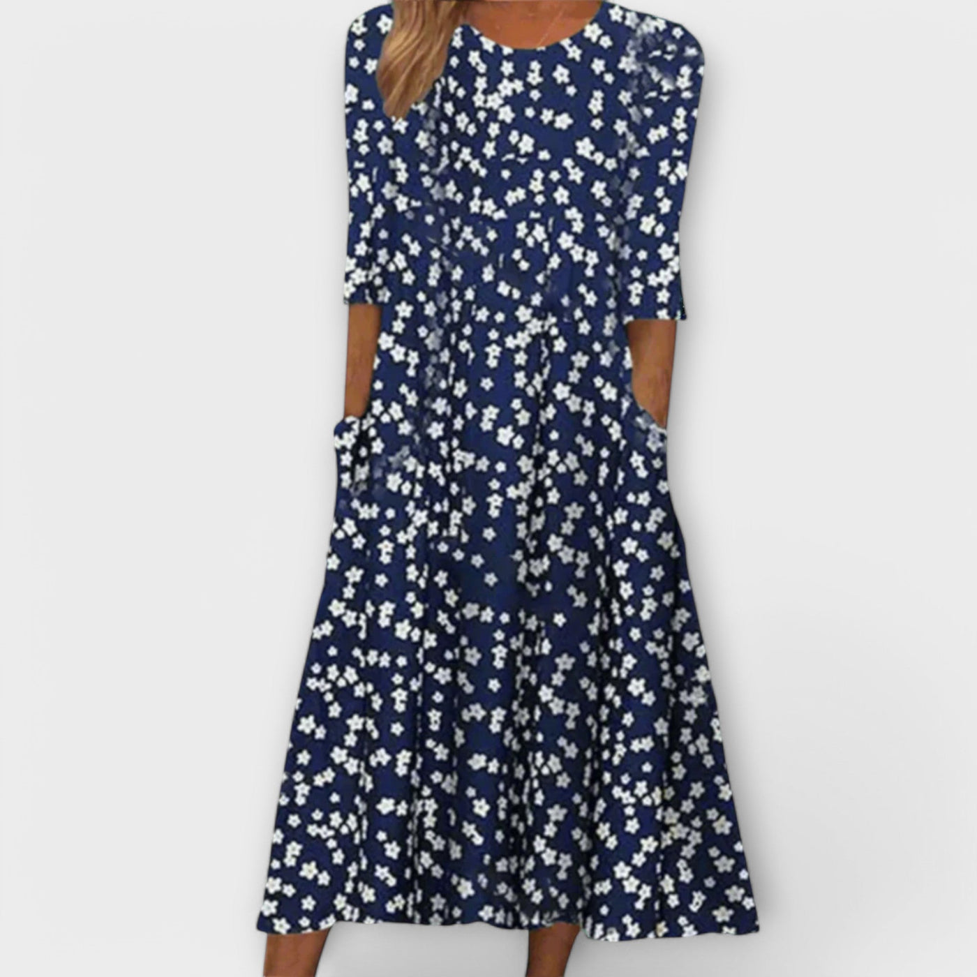 Paula | Elegant Floral Dress