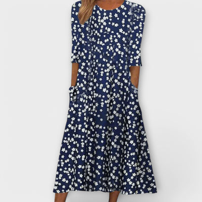 Paula | Elegant Floral Dress