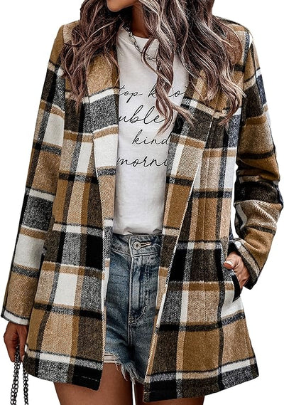 Avery™ | Vintage Plaid Blazer