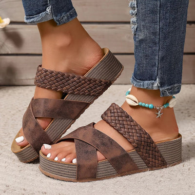 Morgan | Leather Strap Sandals