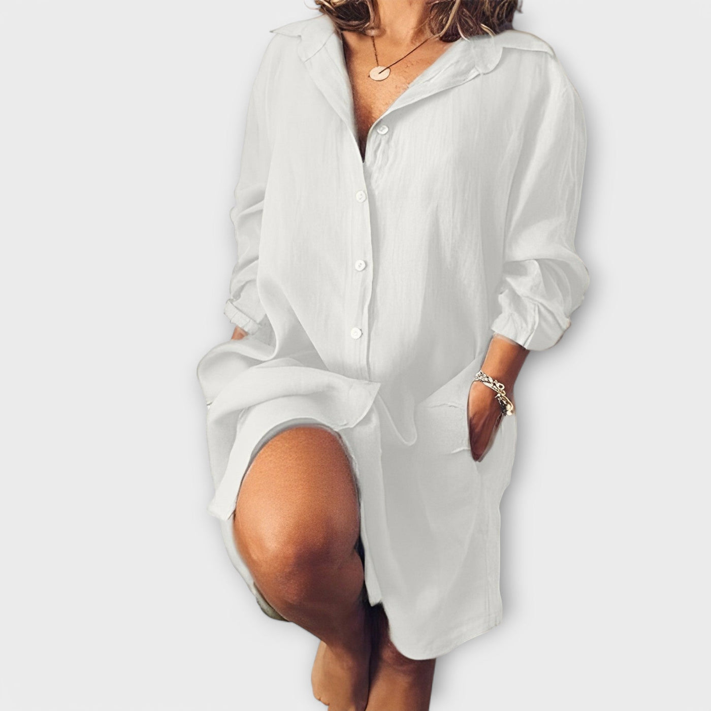 Dianne | Casual linen blouse