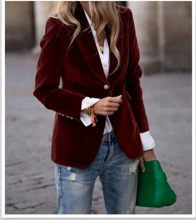 Savannah™ | Elegant Velvet Blazer