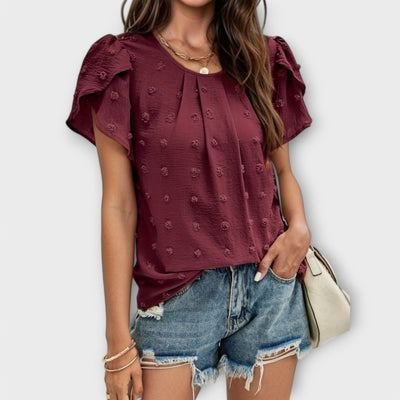 Charlotte | The Perfect Swiss-Dot Blouse