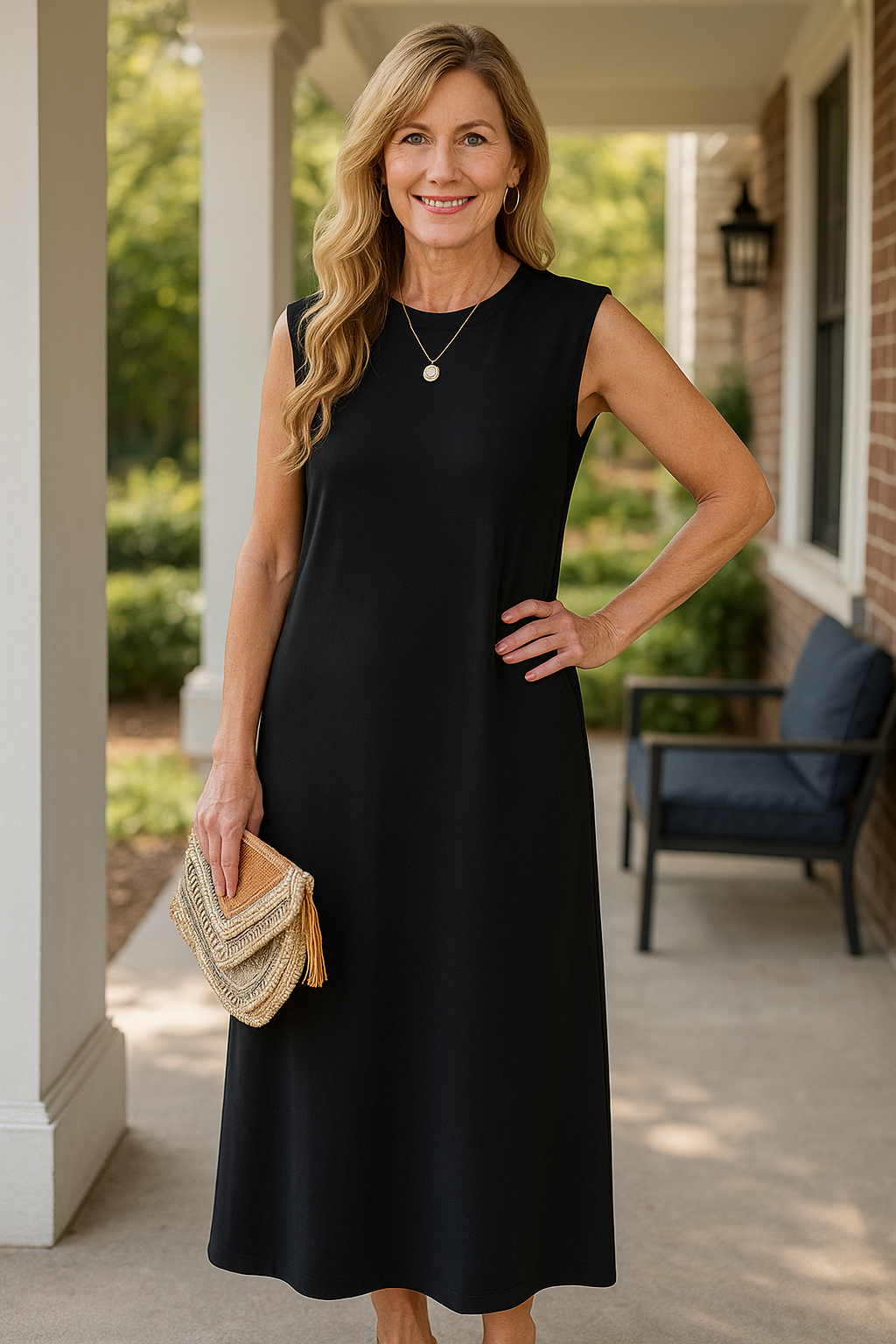 Ginger | Sleeveless Casual Maxi Dress