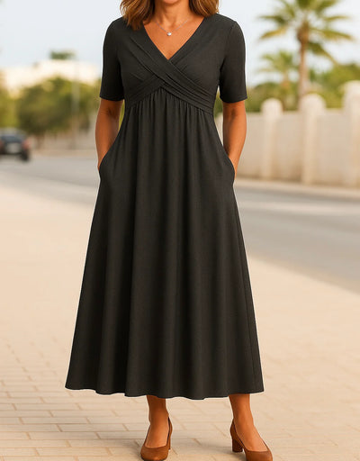 Aria | Comfortable V-Neck Dress