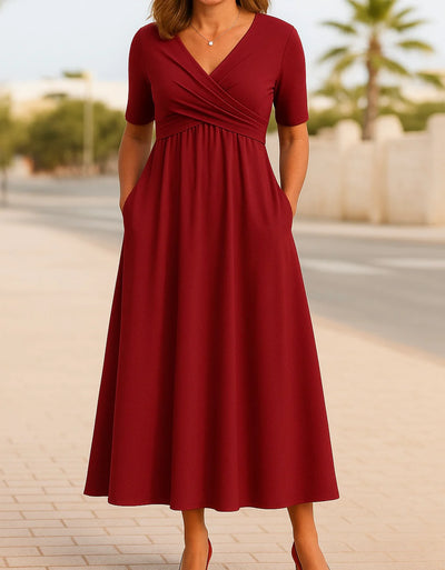Aria | Comfortable V-Neck Dress