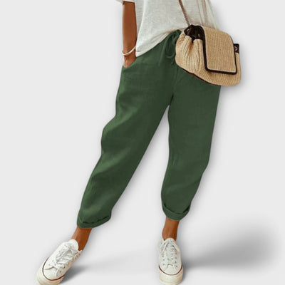 Bibi | Trendy Linen Pants