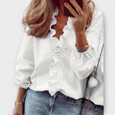 Sarah | An Elegant and Unique Blouse