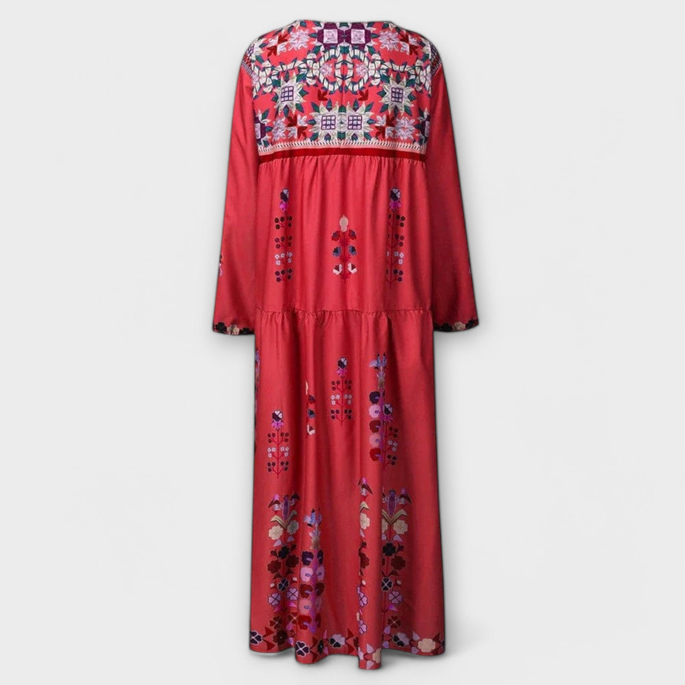 Vivi | Boho Linen Maxi Dress