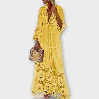 Kloe | Lace and Tassels Dress
