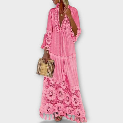 Kloe | Lace and Tassels Dress
