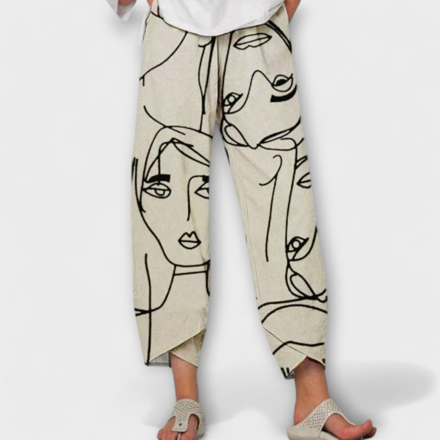 Nahia | Linen Pants