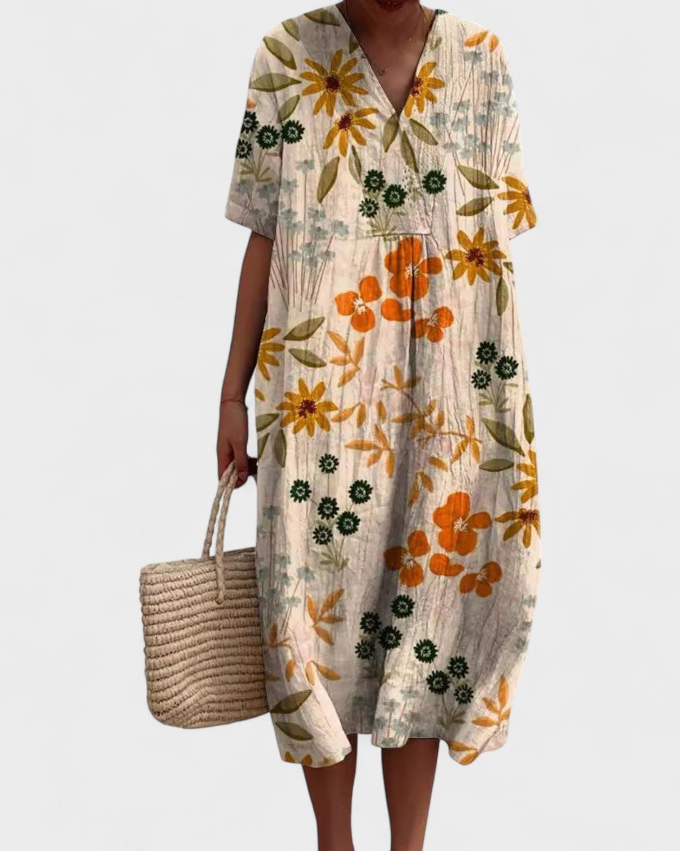 Zoey | Vibrant Floral Pattern Dress