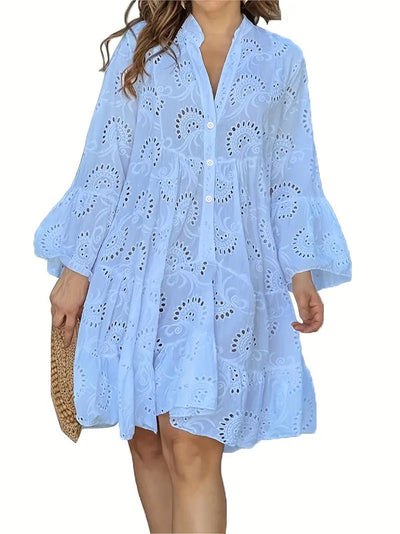 Celine | Elegant Hollow Pattern Dress