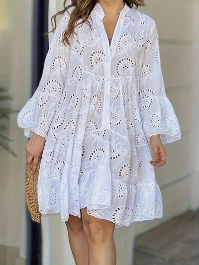 Celine | Elegant Hollow Pattern Dress