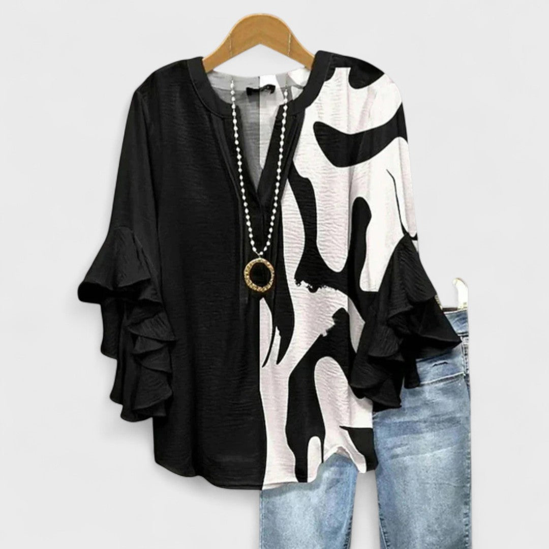 Isabella | Elegant Floral Blouse