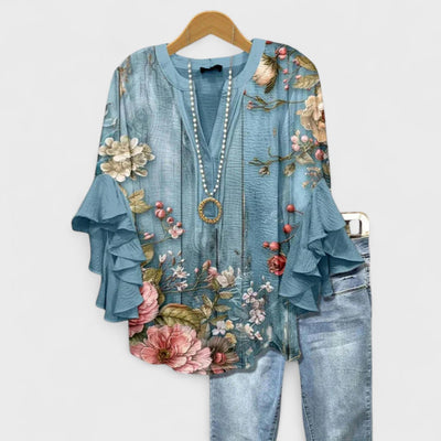 Isabella | Elegant Floral Blouse