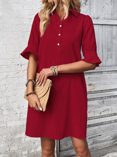 Camilla | Elegant Ruffle Dress