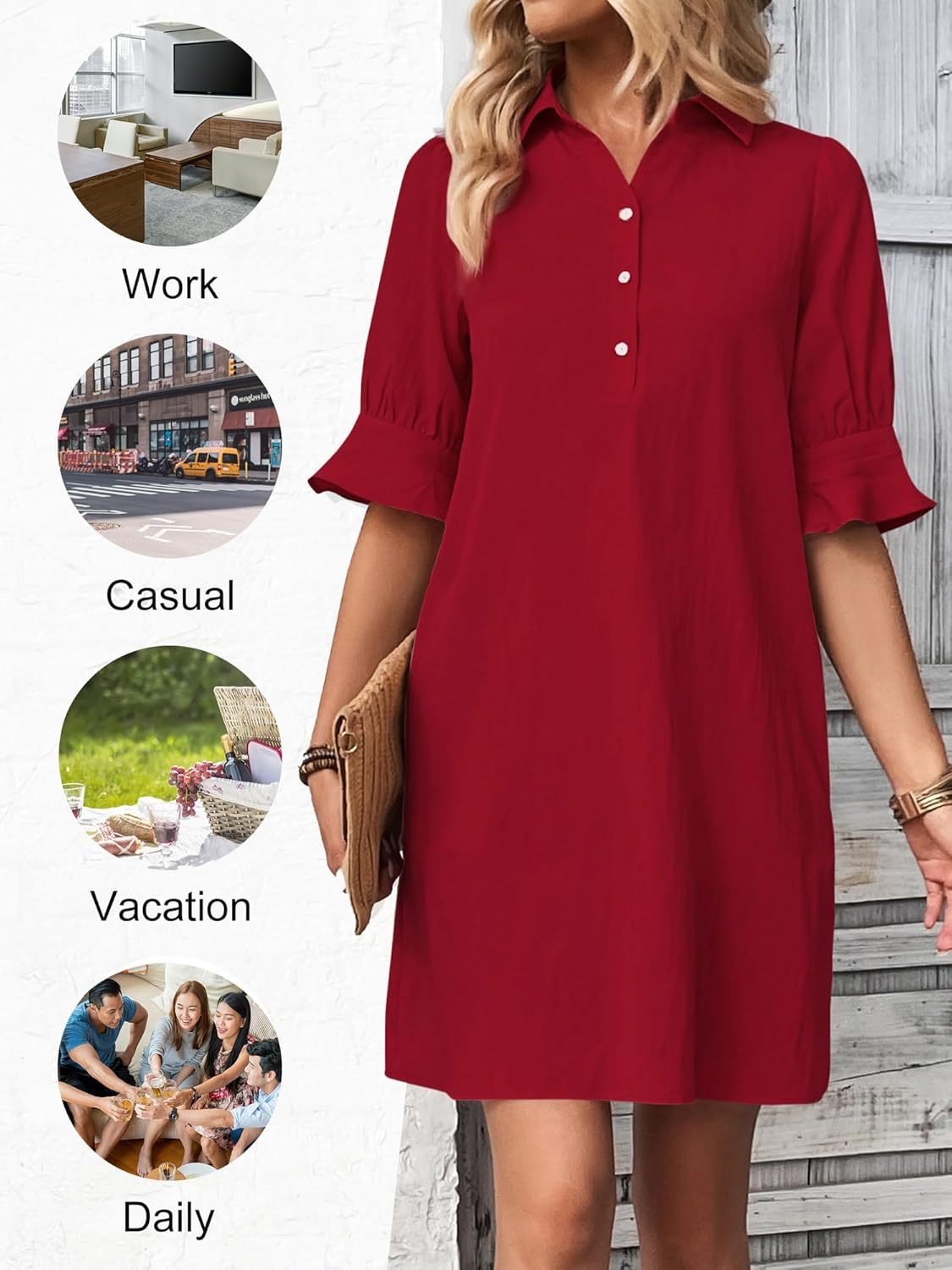 Camilla | Elegant Ruffle Dress