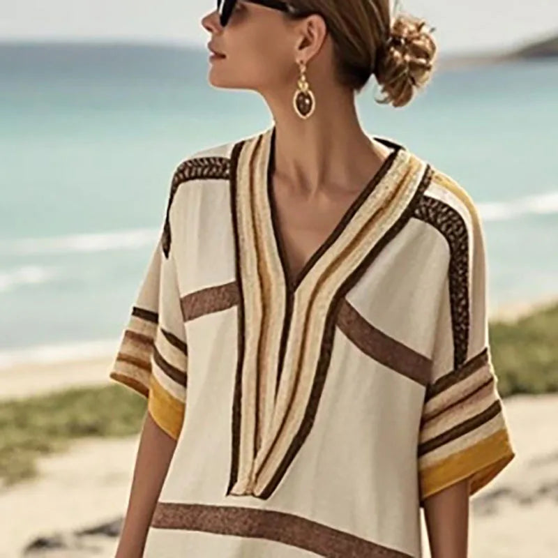 Vien | Coastal Striped Dress