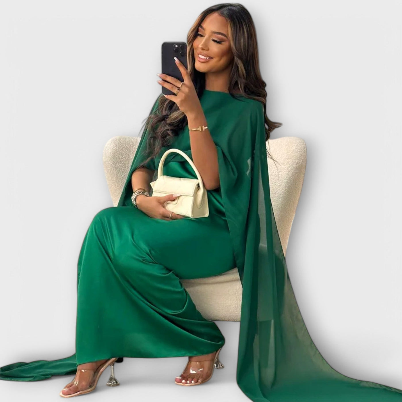 Samira | Classic Satin Dress