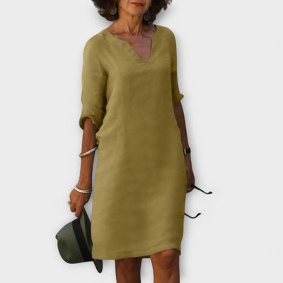Sandra | Stylish V-Neck Dress