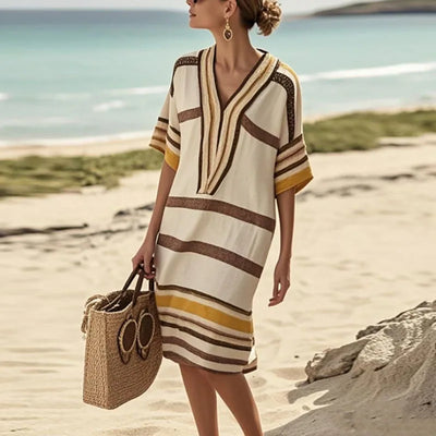 Vien | Coastal Striped Dress