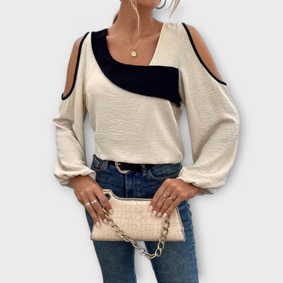 Scarlett | Color Block Blouse